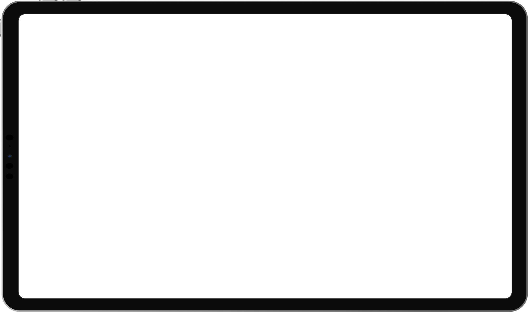 Kinomap Tablet Interface